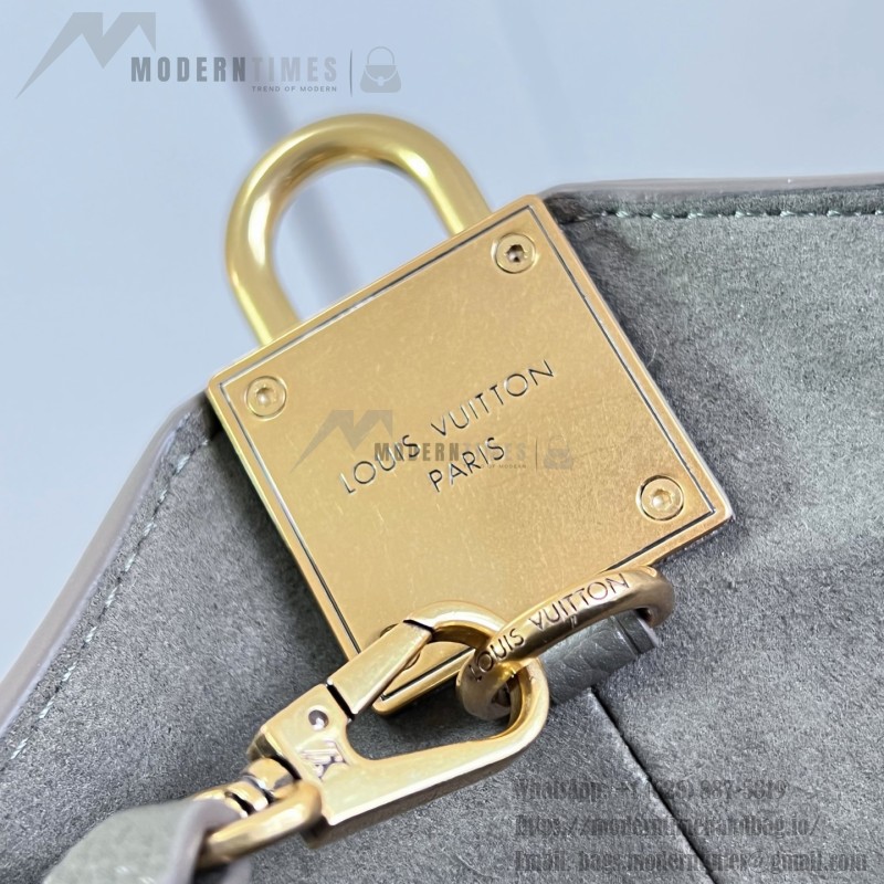 Louis Vuitton Low Key Hobo MM Flight Mode Leather Shoulder Bag M29144 M29156 with V-Shaped Design