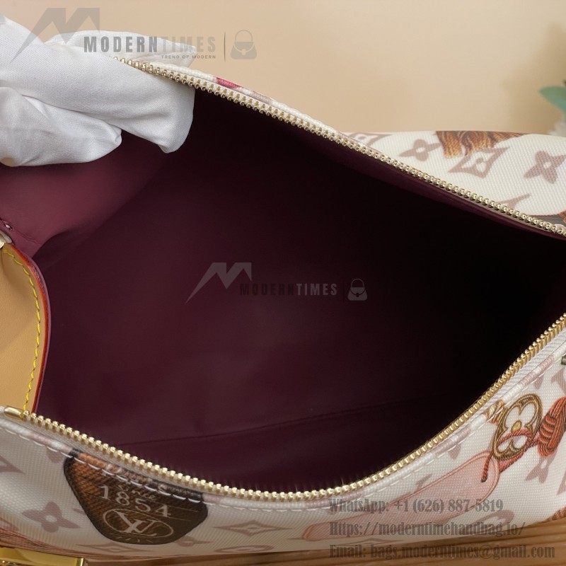 Louis Vuitton Side Trunk Large Handbag M29355 Monogram Dune Canvas with Multicolor Key Print and S-Lock