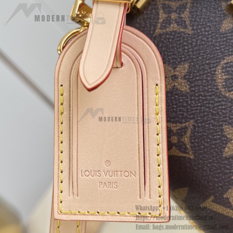 Louis Vuitton Alma Trunk 20 M26784 Monogram Canvas Handbag with S-Lock and Reinforced Metal Corners