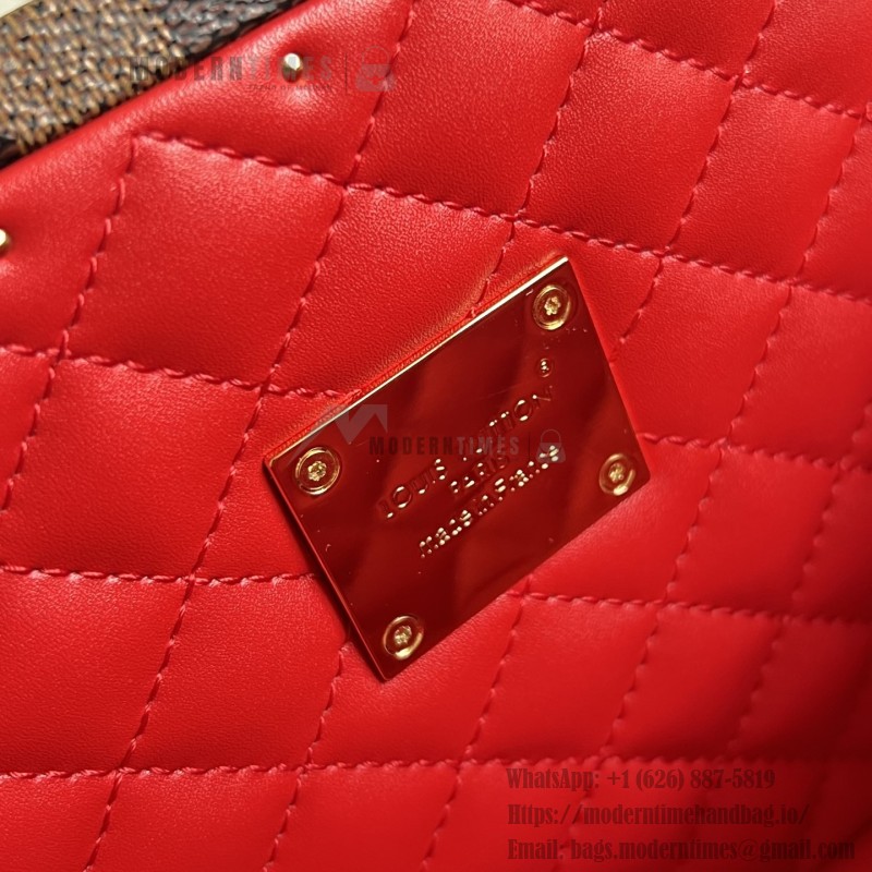 Louis Vuitton Alma Trunk 20 M26784 Monogram Canvas Handbag with S-Lock and Reinforced Metal Corners
