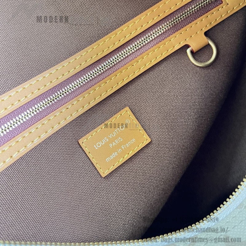 Louis Vuitton Vagabond Hobo PM M26931 Monogram Surplus Canvas Shoulder Bag with Embossed Woven-Effect Finish