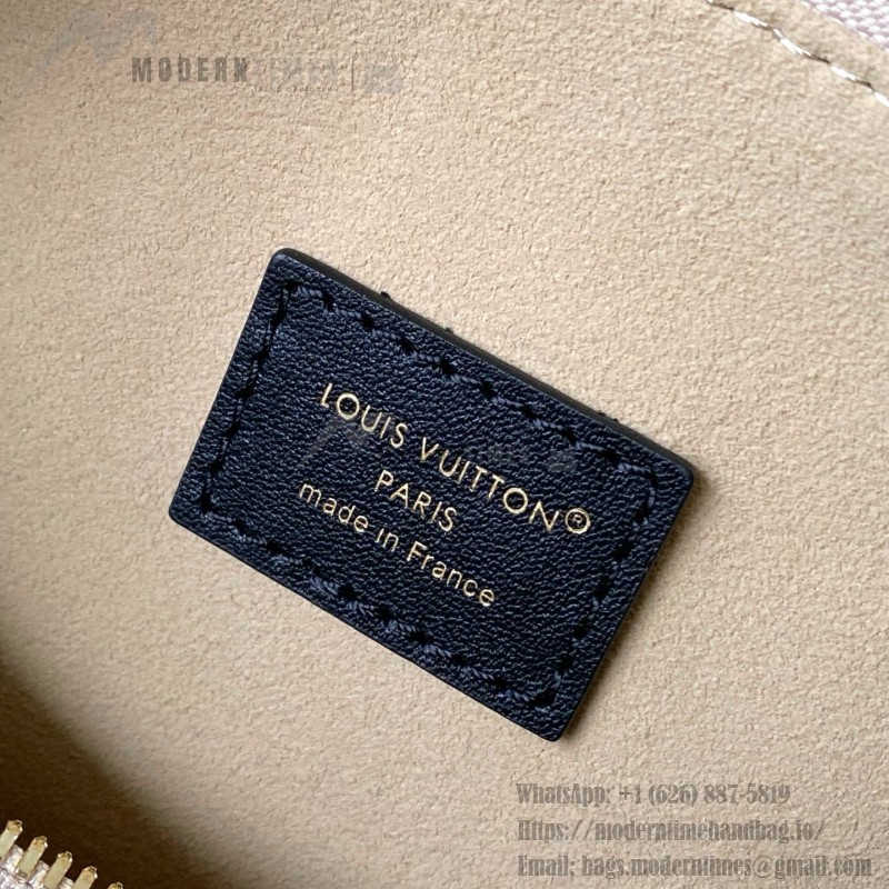 Louis Vuitton Speedy Bandoulière 22 M28761 Out Of The Trunk Monogram Canvas Handbag with S-Lock and Vintage Striped Details