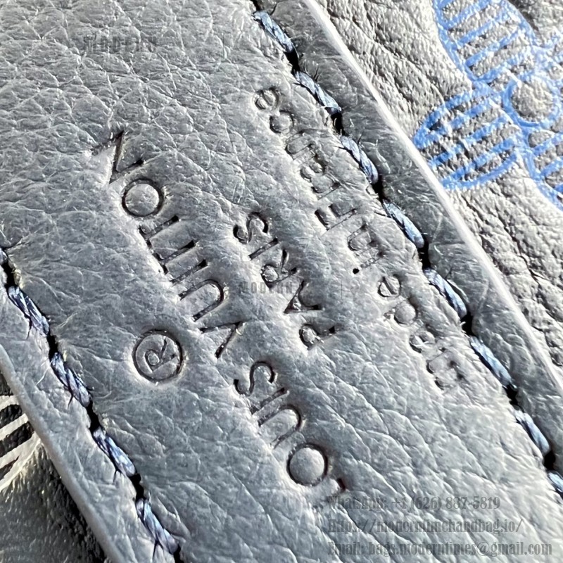 Louis Vuitton Keepall Bandoulière 50 M28836 Monogram Shadow Leather Travel Bag with Gradient Monogram Finish and Reinforced Shoulder Strap