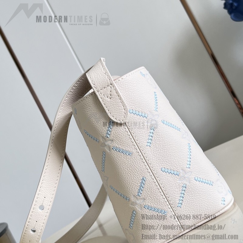 Louis Vuitton All In BB M28910 Monogram Empreinte Couture Leather Bucket Bag with Embossed Finish, LV Padlock and Removable Zip Pouch