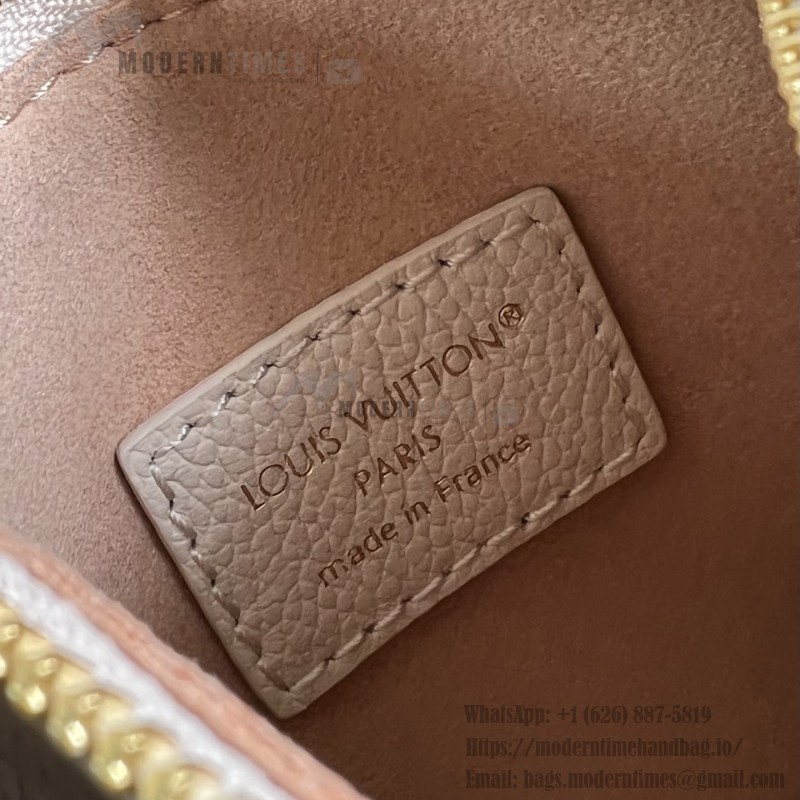 Louis Vuitton All In BB M28910 Monogram Empreinte Couture Leather Bucket Bag with Embossed Finish, LV Padlock and Removable Zip Pouch