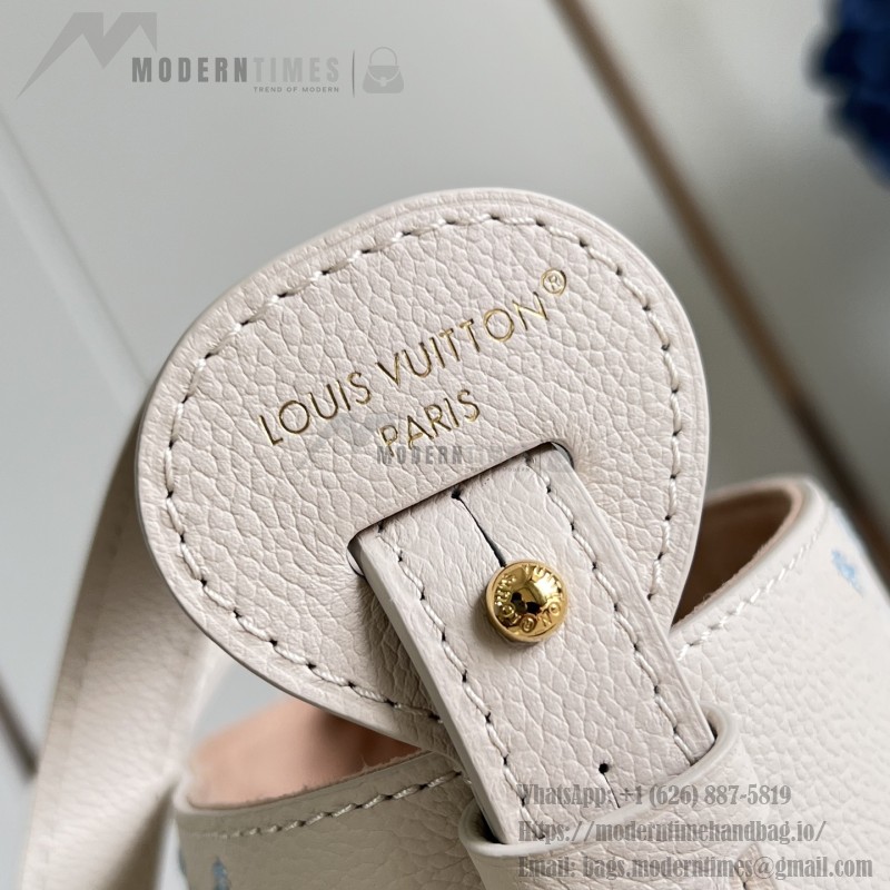 Louis Vuitton All In BB M28910 Monogram Empreinte Couture Leather Bucket Bag with Embossed Finish, LV Padlock and Removable Zip Pouch