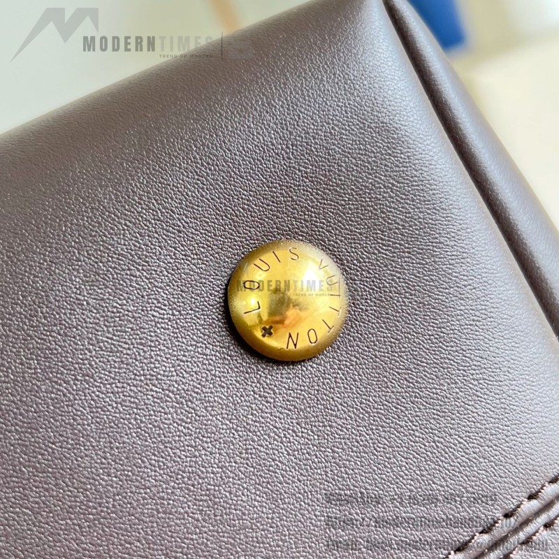 Louis Vuitton Hobo PM M29068 Flight Mode Bicolor Leather Shoulder Bag with Vintage Hardware and Removable Zip Pouch