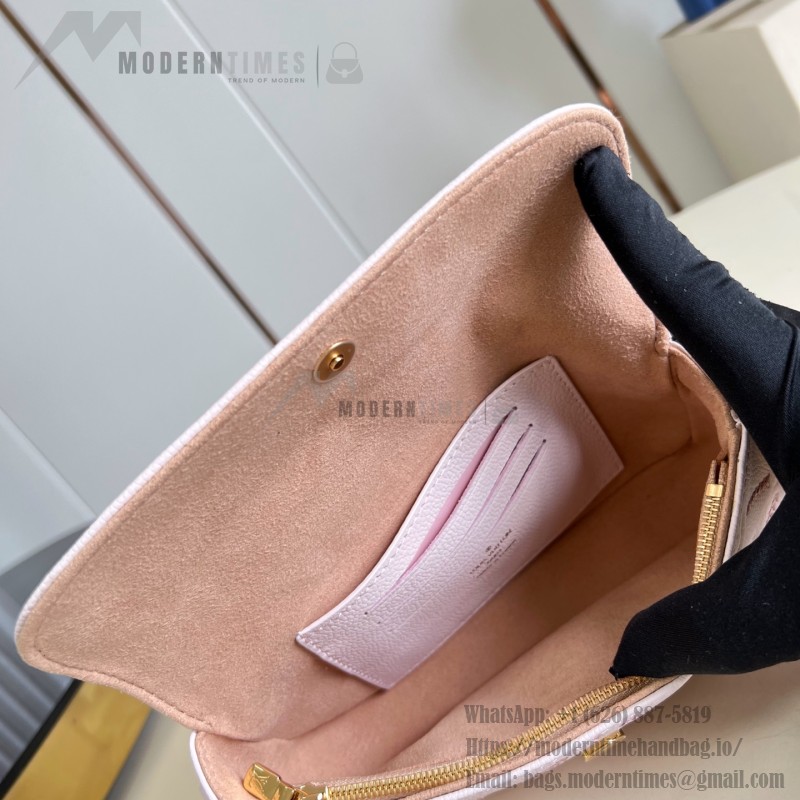  Louis Vuitton Wallet On Chain Ivy M29502 Monogram Empreinte Couture Leather Bag with Removable Gold Chain and Leather Strap