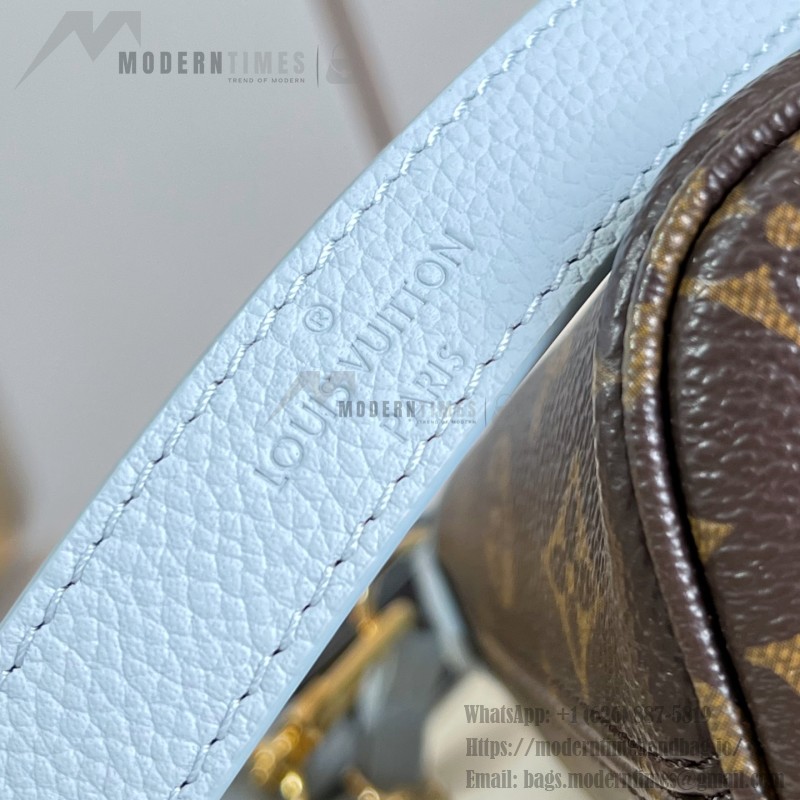 Louis Vuitton Neverfull Inside Out BB M28336 Reversible Leather Handbag with Heart Embroidery and Removable Zip Pouch