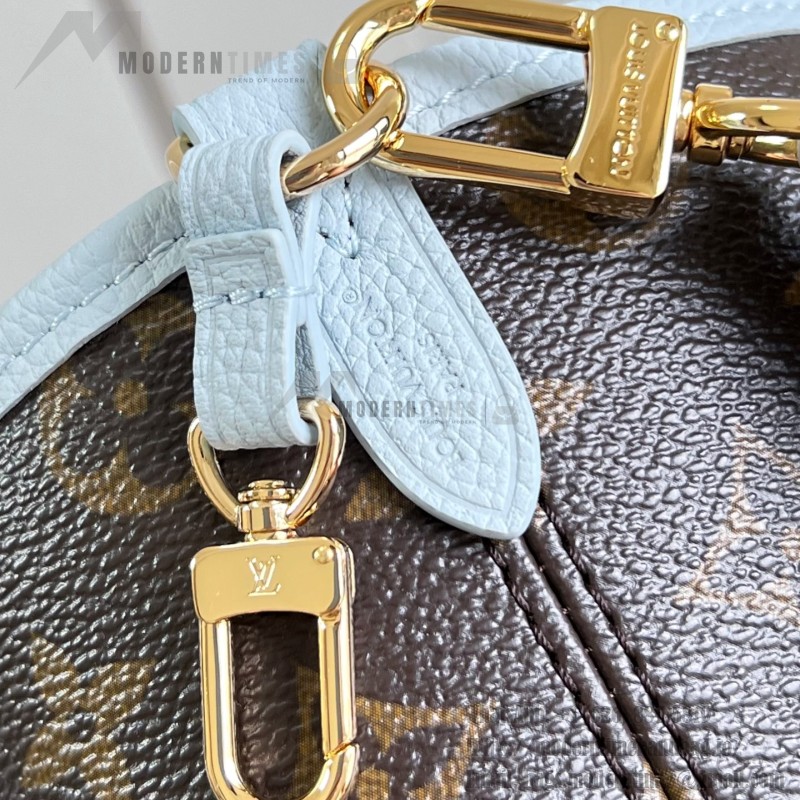 Louis Vuitton Neverfull Inside Out BB M28336 Reversible Leather Handbag with Heart Embroidery and Removable Zip Pouch