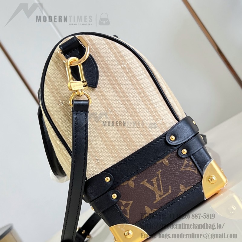 Louis Vuitton Speedy Bandoulière 22 Out Of The Trunk Monogram Canvas Replica Handbag with S-Lock and Leather Trim