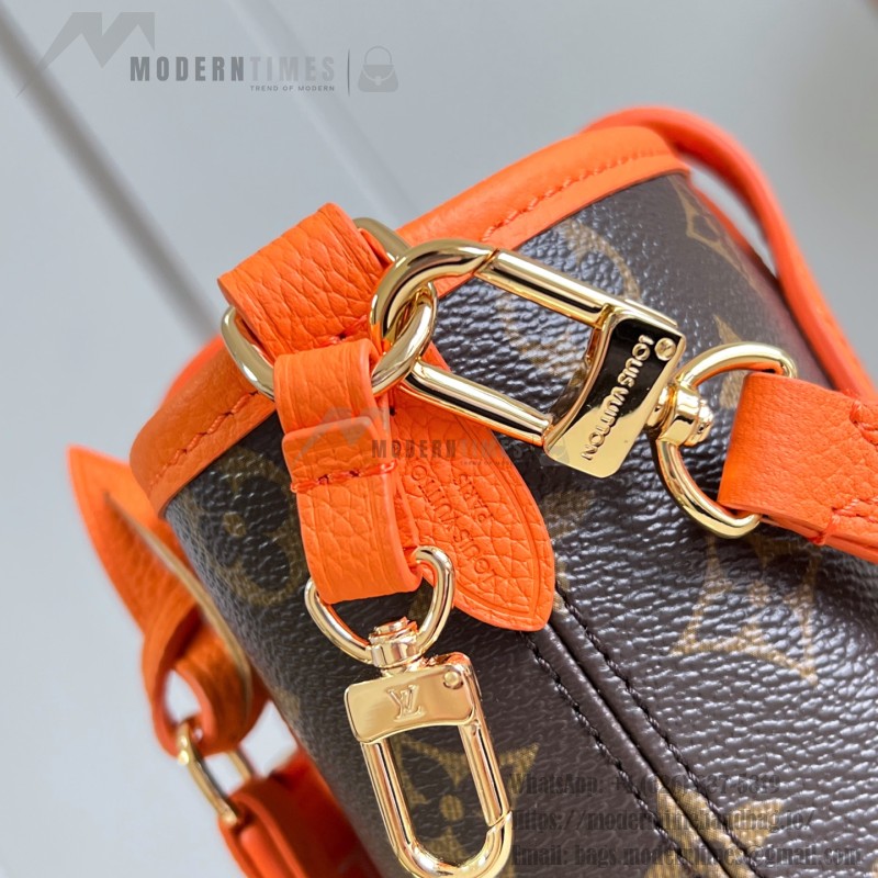 Louis Vuitton Neverfull Inside Out BB cream and red leather replica handbag with heart embroidery and removable zippered pouch