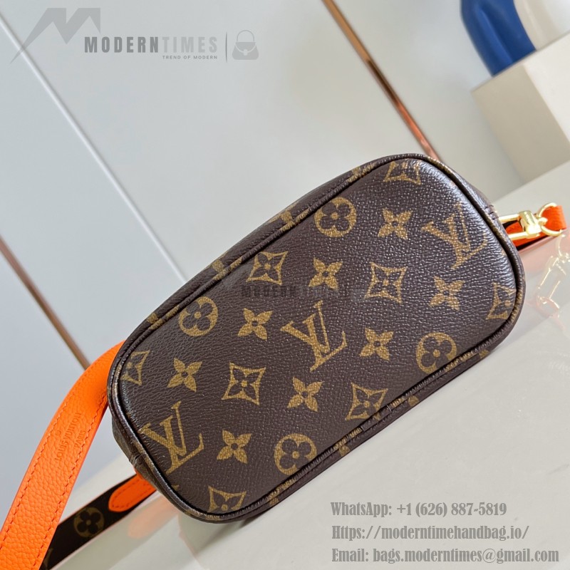 Louis Vuitton Neverfull Inside Out BB cream and red leather replica handbag with heart embroidery and removable zippered pouch