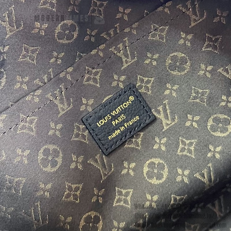 Louis Vuitton Flight Mode Express Medium suede leather replica handbag with Monogram canvas trim, key bell, and padlock