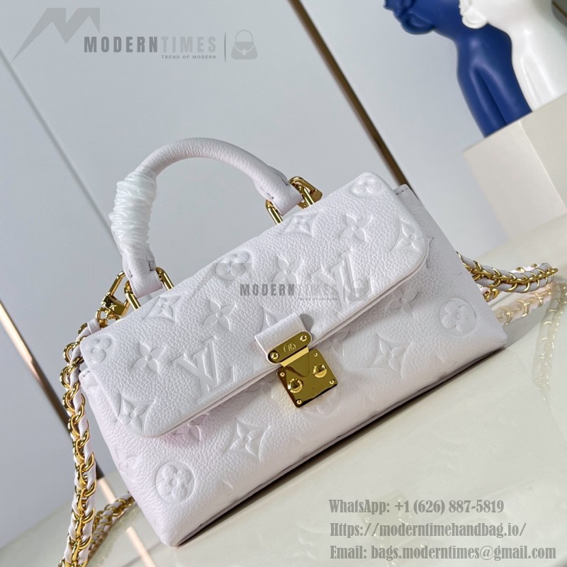 Louis Vuitton Nano Madeleine M29378 Monogram Empreinte leather handbag in Yellow and Purple