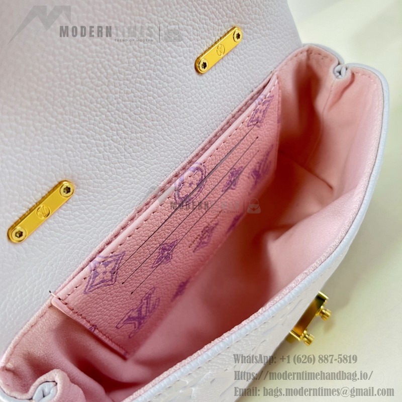 Louis Vuitton Nano Madeleine M29378 Monogram Empreinte leather handbag in Yellow and Purple
