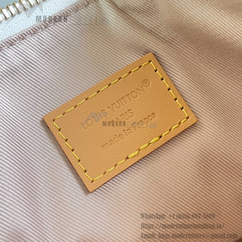 Louis Vuitton Multipass Bag M2A078 Monogram Dune canvas handbag with braided chain