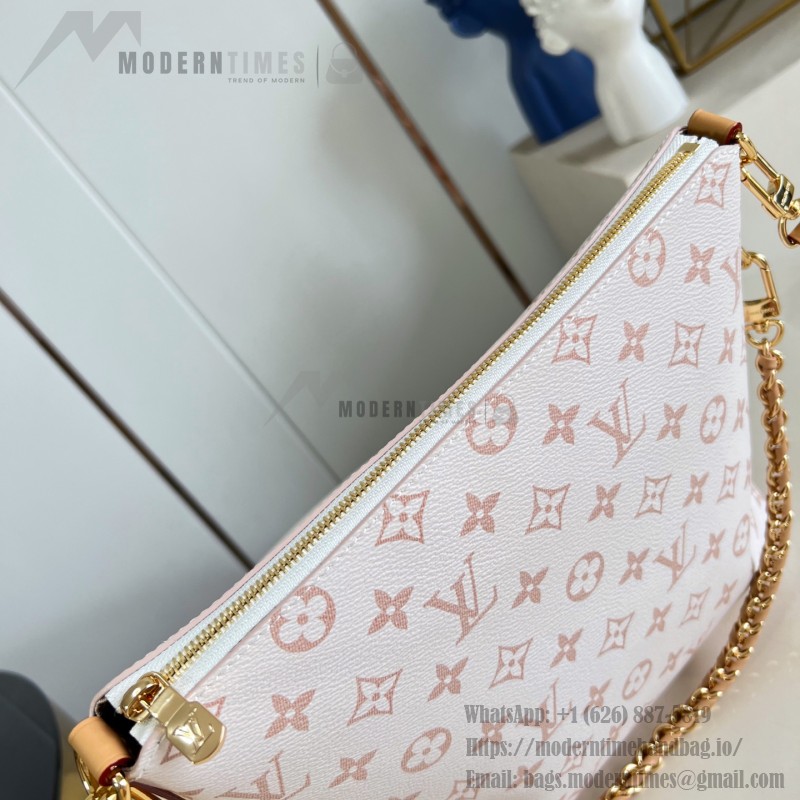 Louis Vuitton Multipass Bag M2A078 Monogram Dune canvas handbag with braided chain
