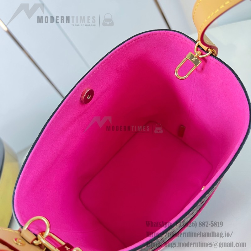 Louis Vuitton All In BB Bag M29075 Monogram Perfo canvas handbag with front pocket and padlock