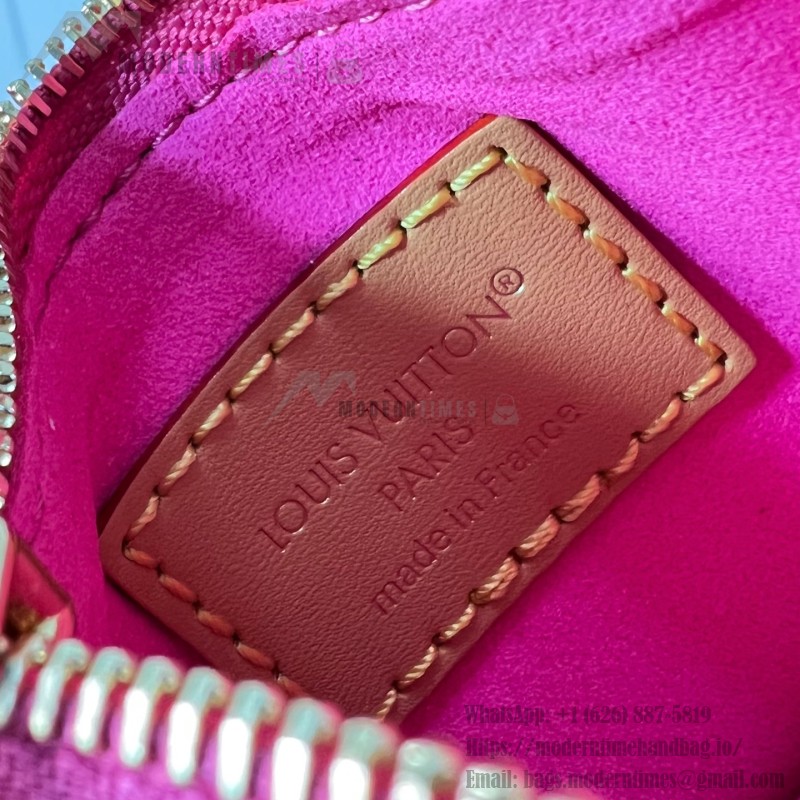 Louis Vuitton All In BB Bag M29075 Monogram Perfo canvas handbag with front pocket and padlock