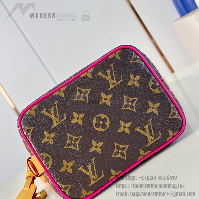 Louis Vuitton All In BB Bag M29075 Monogram Perfo canvas handbag with front pocket and padlock