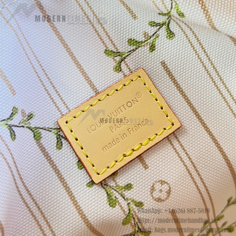 Louis Vuitton Speedy Bandoulière 20 M29459 LV Stamp canvas handbag with striped mini Monogram design