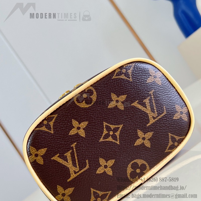 Louis Vuitton Speedy Bandoulière 20 M29459 LV Stamp canvas handbag with striped mini Monogram design