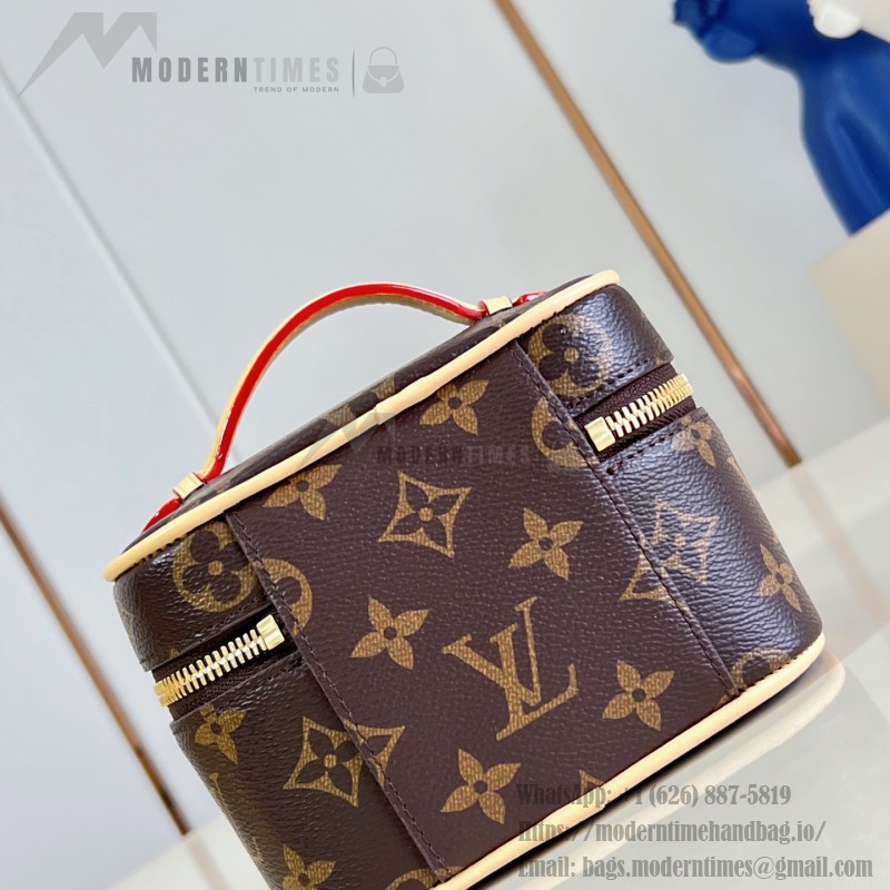 Louis Vuitton Speedy Bandoulière 20 M29459 LV Stamp canvas handbag with striped mini Monogram design
