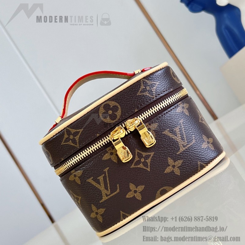 Louis Vuitton Speedy Bandoulière 20 M29459 LV Stamp canvas handbag with striped mini Monogram design