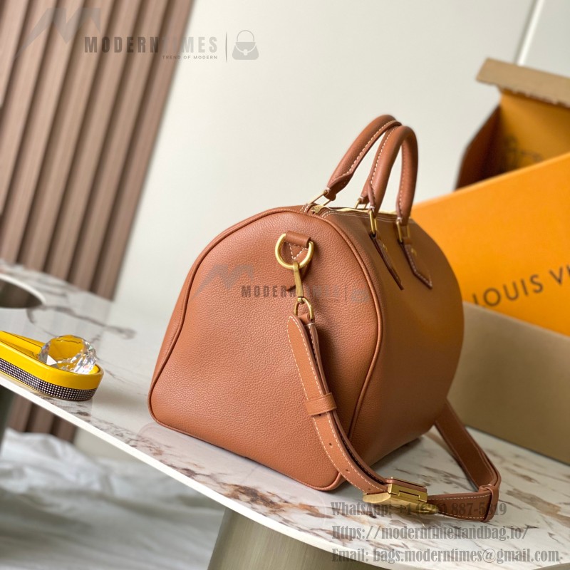 Louis Vuitton Speedy Soft 30 Lucky M24891 M24892 replica handbag in Black and Brown