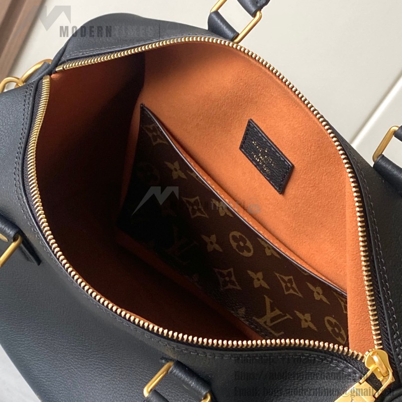 Louis Vuitton Speedy Soft 30 Lucky M24891 M24892 replica handbag in Black and Brown
