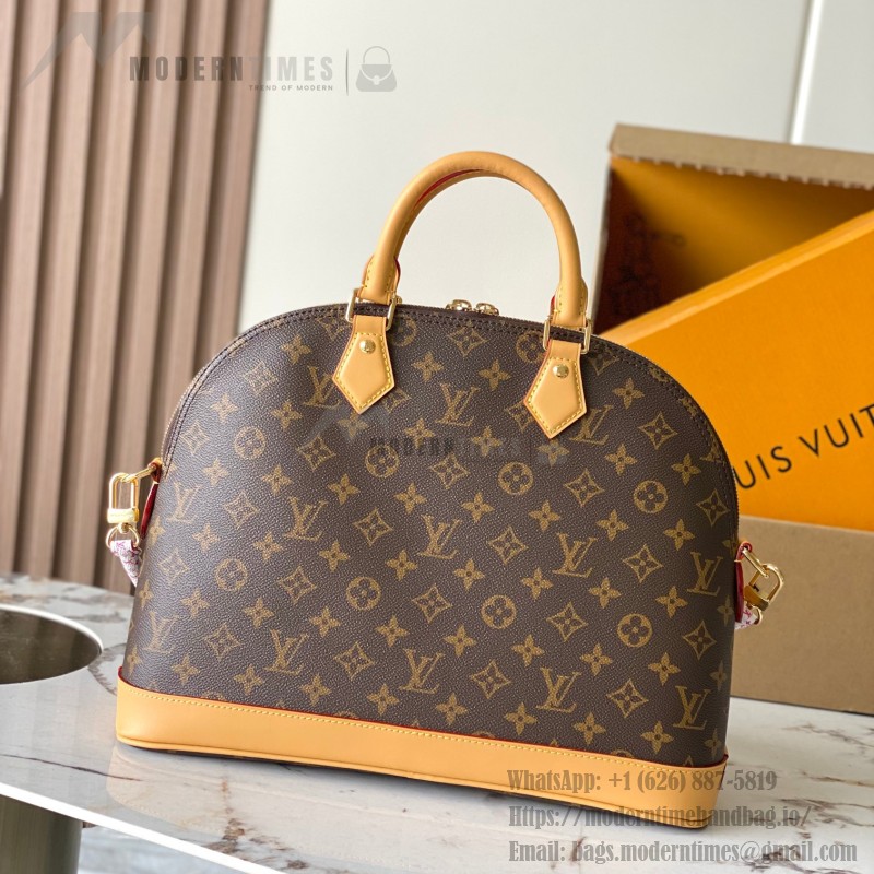 Louis Vuitton Rickshaw M27327 mini handbag replica MB163c version with premium fabric and steel hardware
