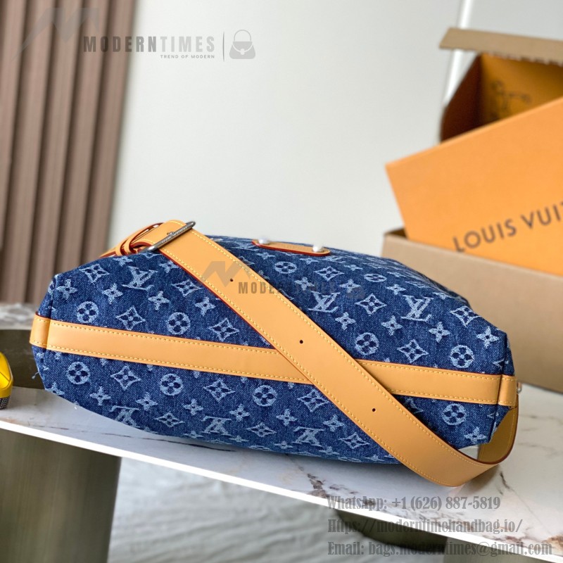 Louis Vuitton Vagabond Hobo M27555 replica handbag premium MB163c chip version 38cm