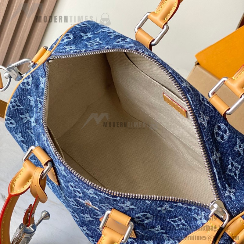 Louis Vuitton Speedy 30 Bandouliere M27556 replica handbag premium MB163c chip version