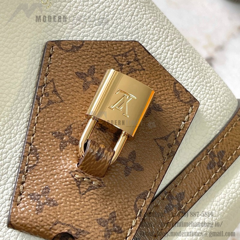  Louis Vuitton Express Small Handbag M29392 white premium replica cowhide leather bag