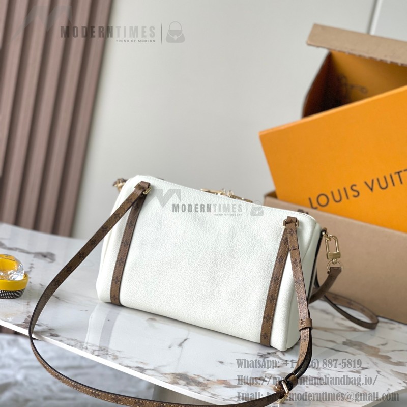  Louis Vuitton Express Small Handbag M29392 white premium replica cowhide leather bag