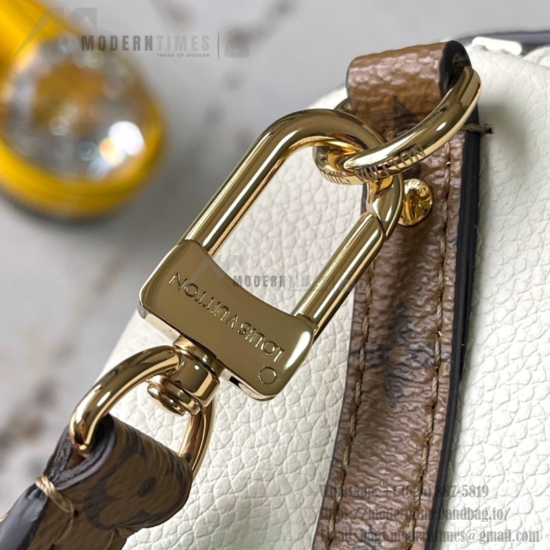  Louis Vuitton Express Small Handbag M29392 white premium replica cowhide leather bag