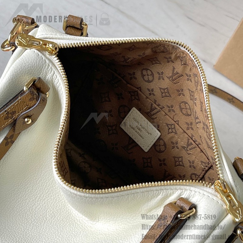  Louis Vuitton Express Small Handbag M29392 white premium replica cowhide leather bag