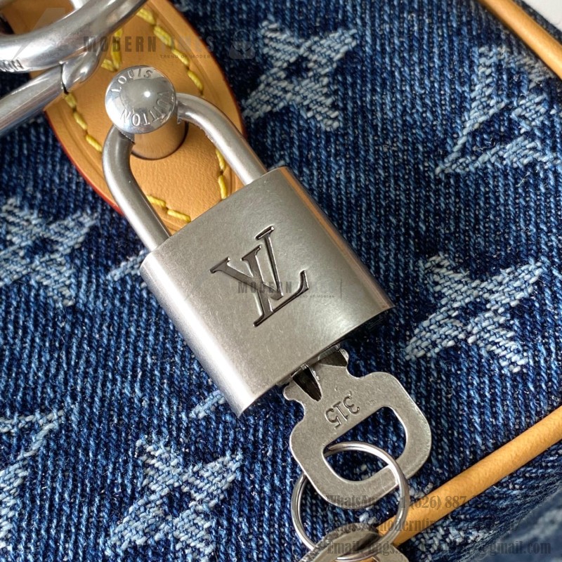 Louis Vuitton Speedy 18 Bandoulière M27557 inspired handbag in premium MB163c leather