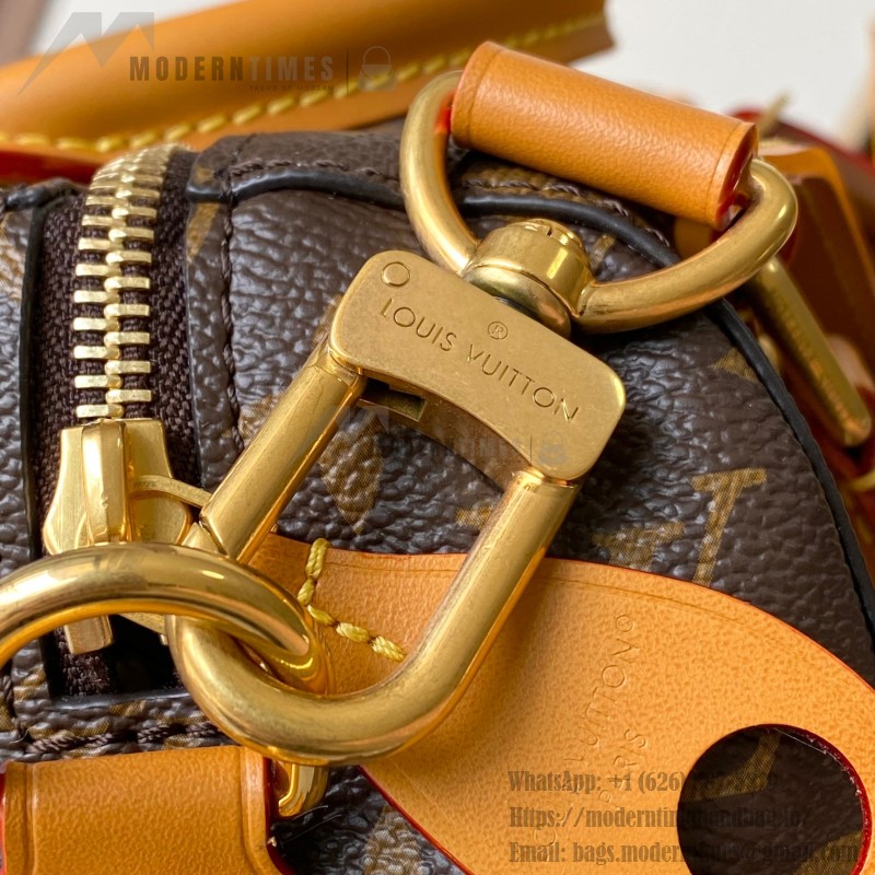 Louis Vuitton Rickshaw Mini M28020 inspired handbag in premium MB163c leather