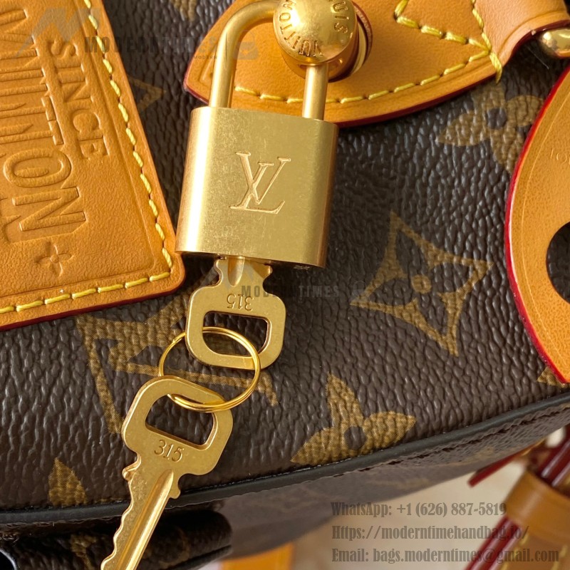 Louis Vuitton Rickshaw Mini M28020 inspired handbag in premium MB163c leather