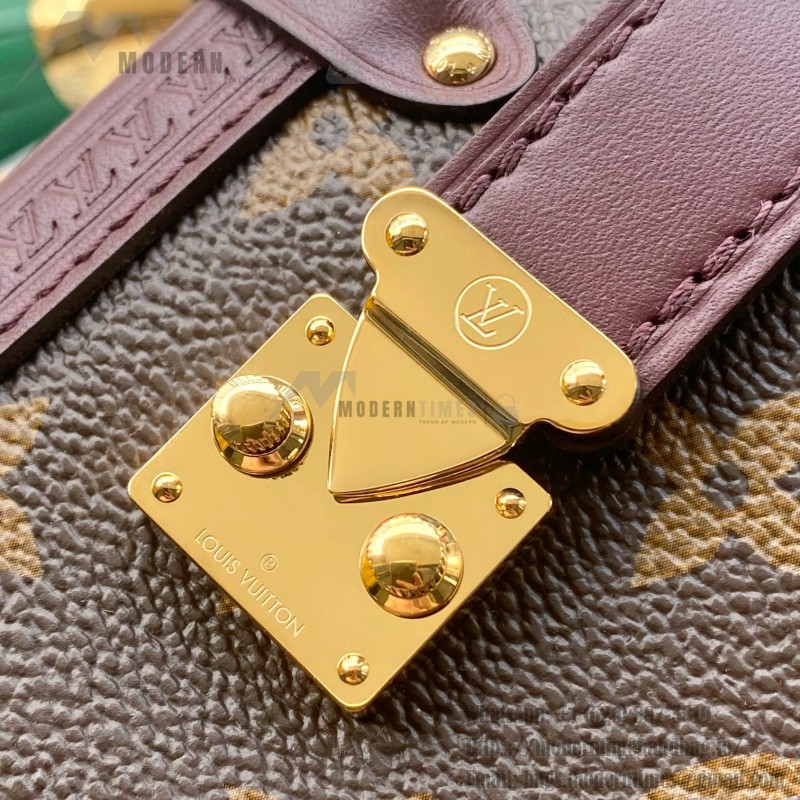  Louis Vuitton Getaway Side Trunk Medium M28569 Monogram inspired handbag in premium MB163C leather