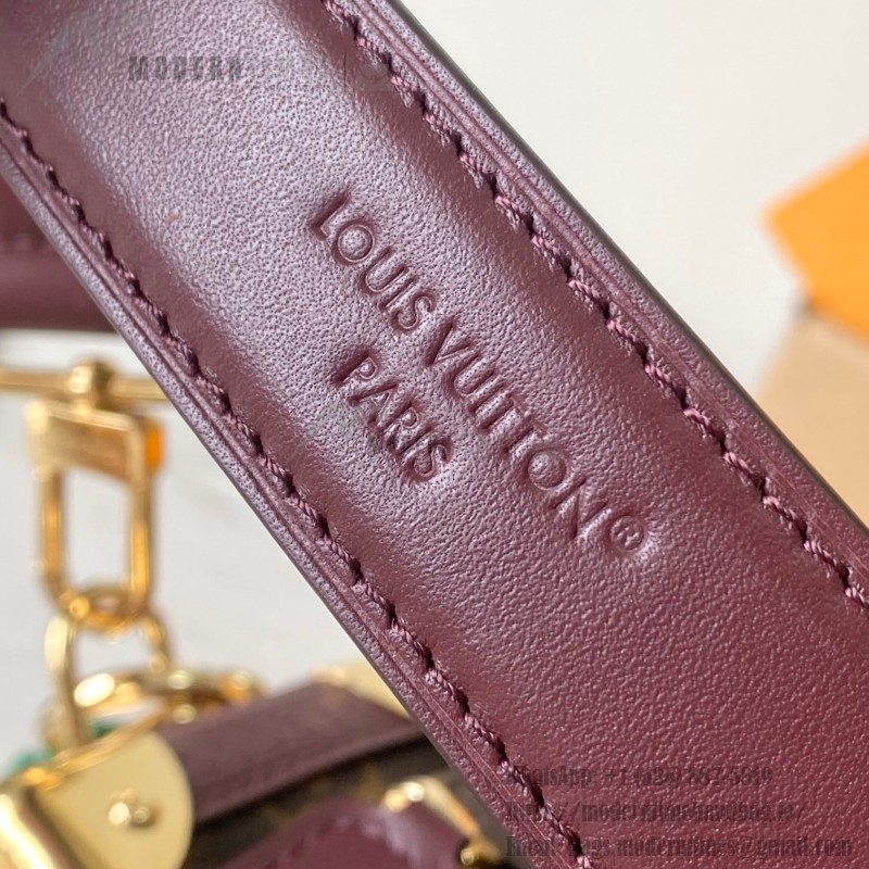  Louis Vuitton Getaway Side Trunk Medium M28569 Monogram inspired handbag in premium MB163C leather