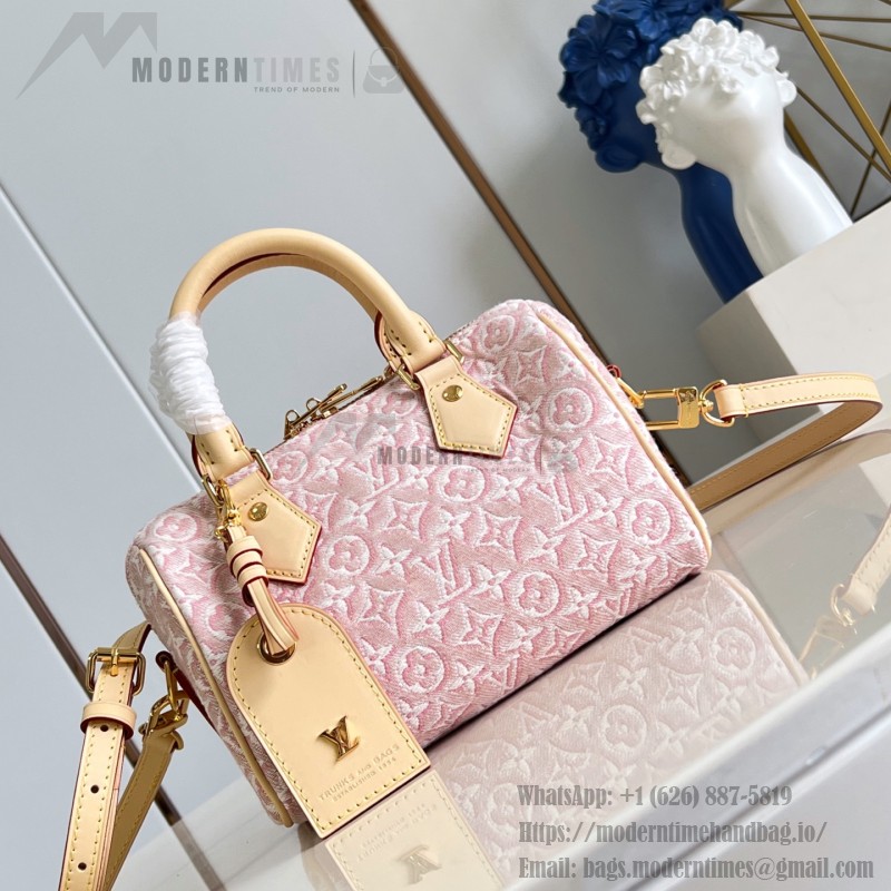 Louis Vuitton Speedy Bandoulière 20 M2A039 Monogram Emblème jacquard canvas handbag