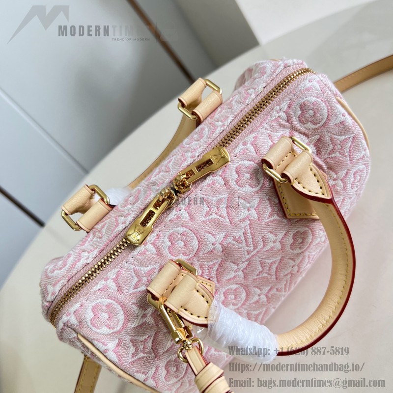 Louis Vuitton Speedy Bandoulière 20 M2A039 Monogram Emblème jacquard canvas handbag
