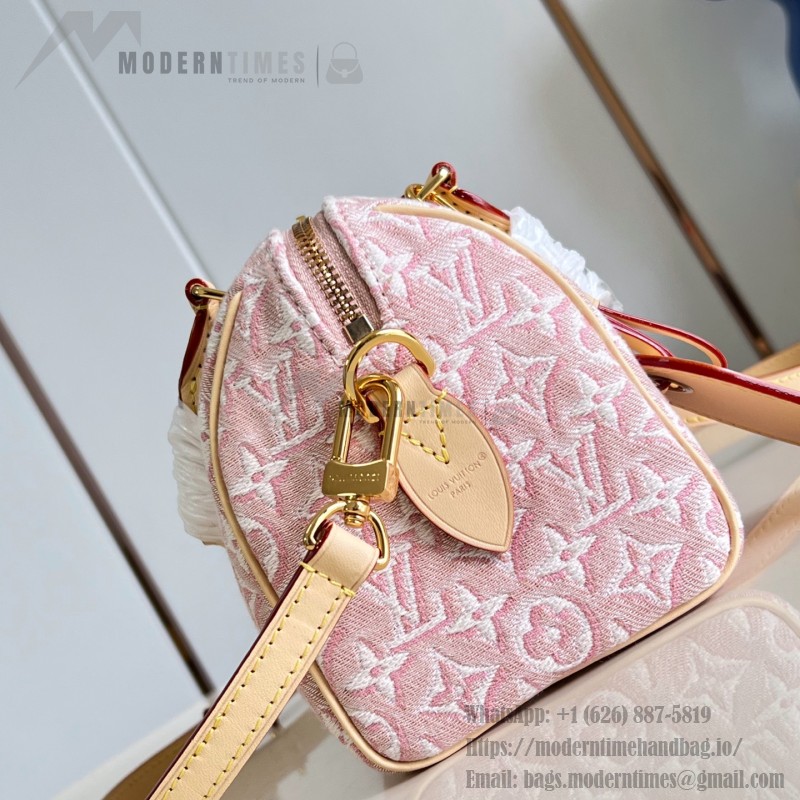 Louis Vuitton Speedy Bandoulière 20 M2A039 Monogram Emblème jacquard canvas handbag