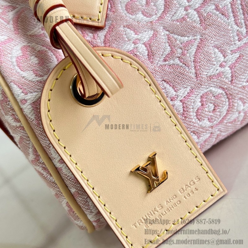 Louis Vuitton Speedy Bandoulière 20 M2A039 Monogram Emblème jacquard canvas handbag
