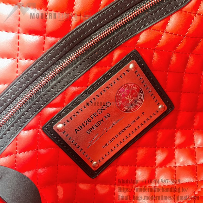 Louis Vuitton Speedy P9 Bandoulière 30 M26175 Nigo graffiti Monogram leather handbag