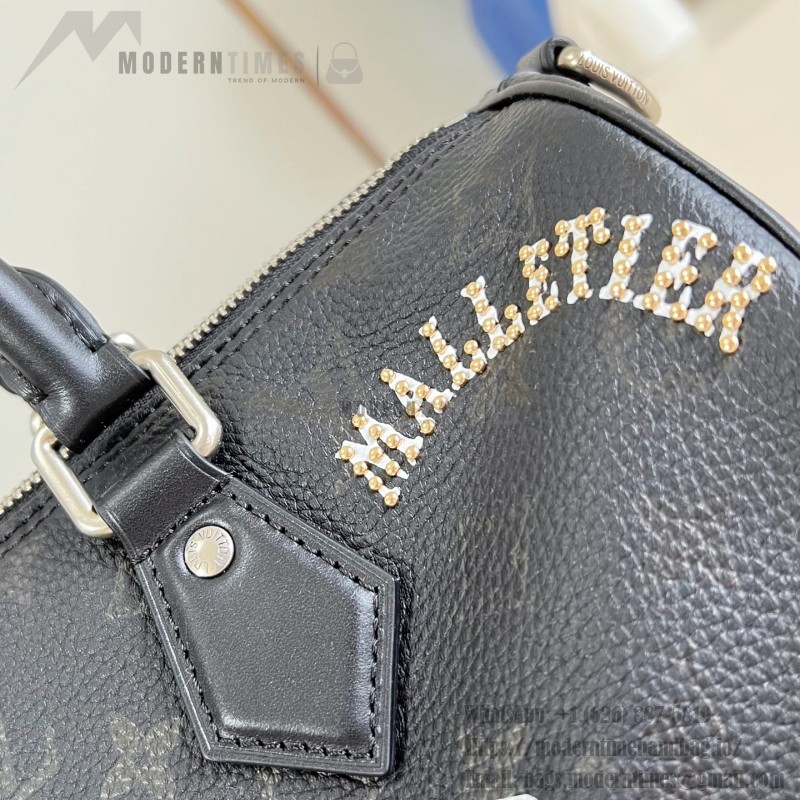 Louis Vuitton Speedy P9 Bandoulière 30 M26175 Nigo graffiti Monogram leather handbag