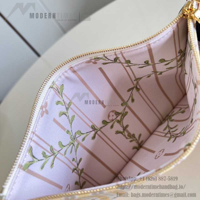  Louis Vuitton LV Stamp Neverfull MM M28457 mini Monogram canvas tote bag with LV Circle charm